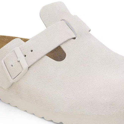 Birkenstock Boston Soft Footbed - Antique White