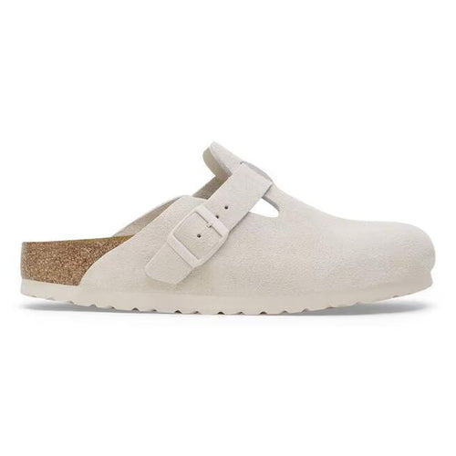 Birkenstock Boston Soft Footbed - Antique White