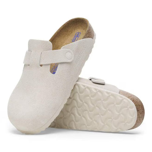 Birkenstock Boston Soft Footbed - Antique White