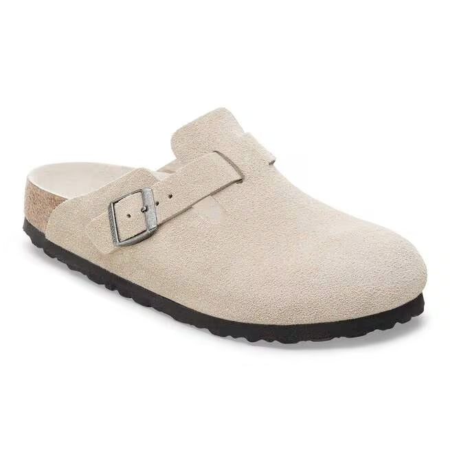 Birkenstock Boston Soft Footbed - Oyster Tonal
