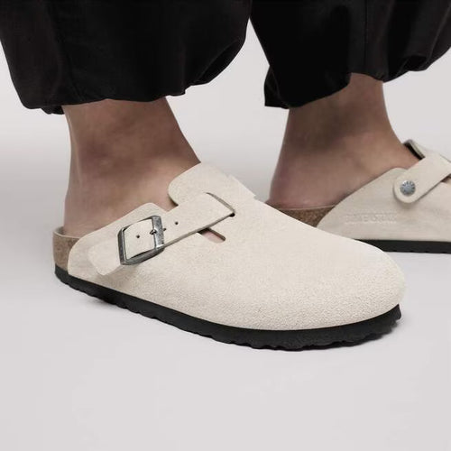 Birkenstock Boston Soft Footbed - Oyster Tonal
