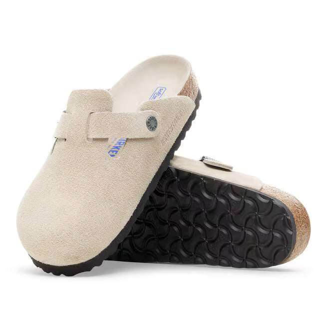 Birkenstock Boston Soft Footbed - Oyster Tonal