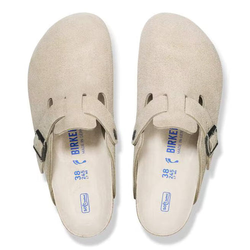 Birkenstock Boston Soft Footbed - Oyster Tonal