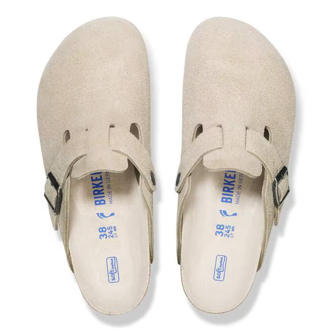 Birkenstock Boston Soft Footbed - Oyster Tonal