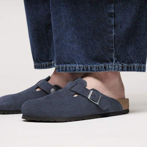 Birkenstock Boston Soft Footbed - New Navy Tonal