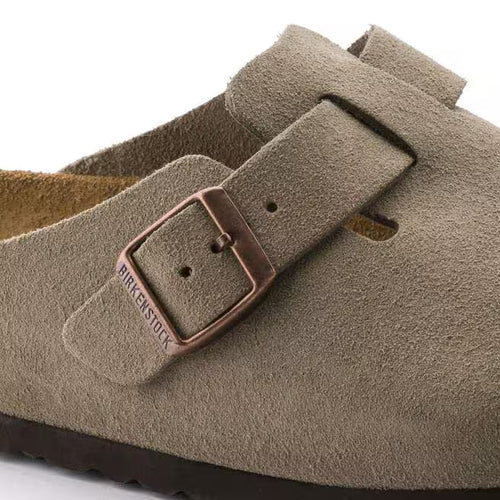 Birkenstock Boston Soft Footbed - Taupe