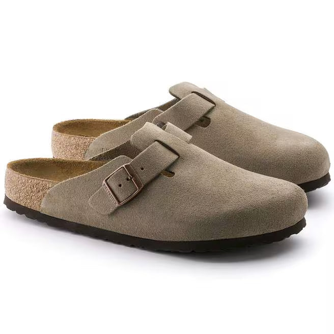 Birkenstock Boston Soft Footbed - Taupe