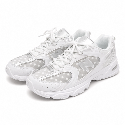 New Balance "530 Polka Silver Dots"